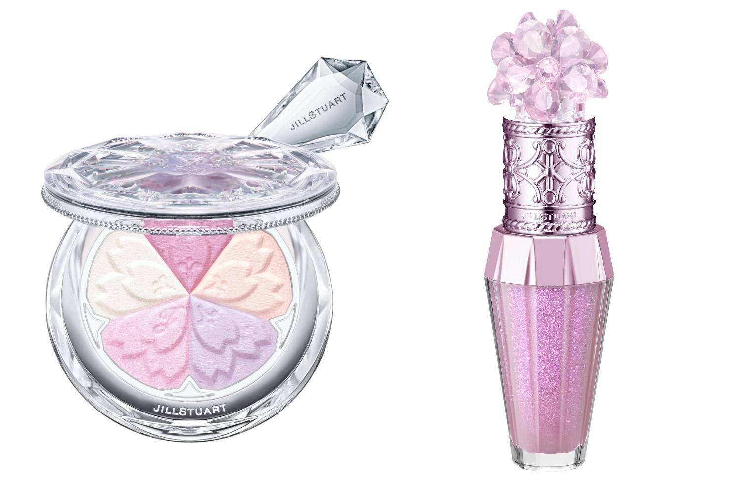 ジルスチュアート「八重桜の香り」26年春コスメ、サクラピンクのリップ美容液＆ハイライトパレット | 写真
