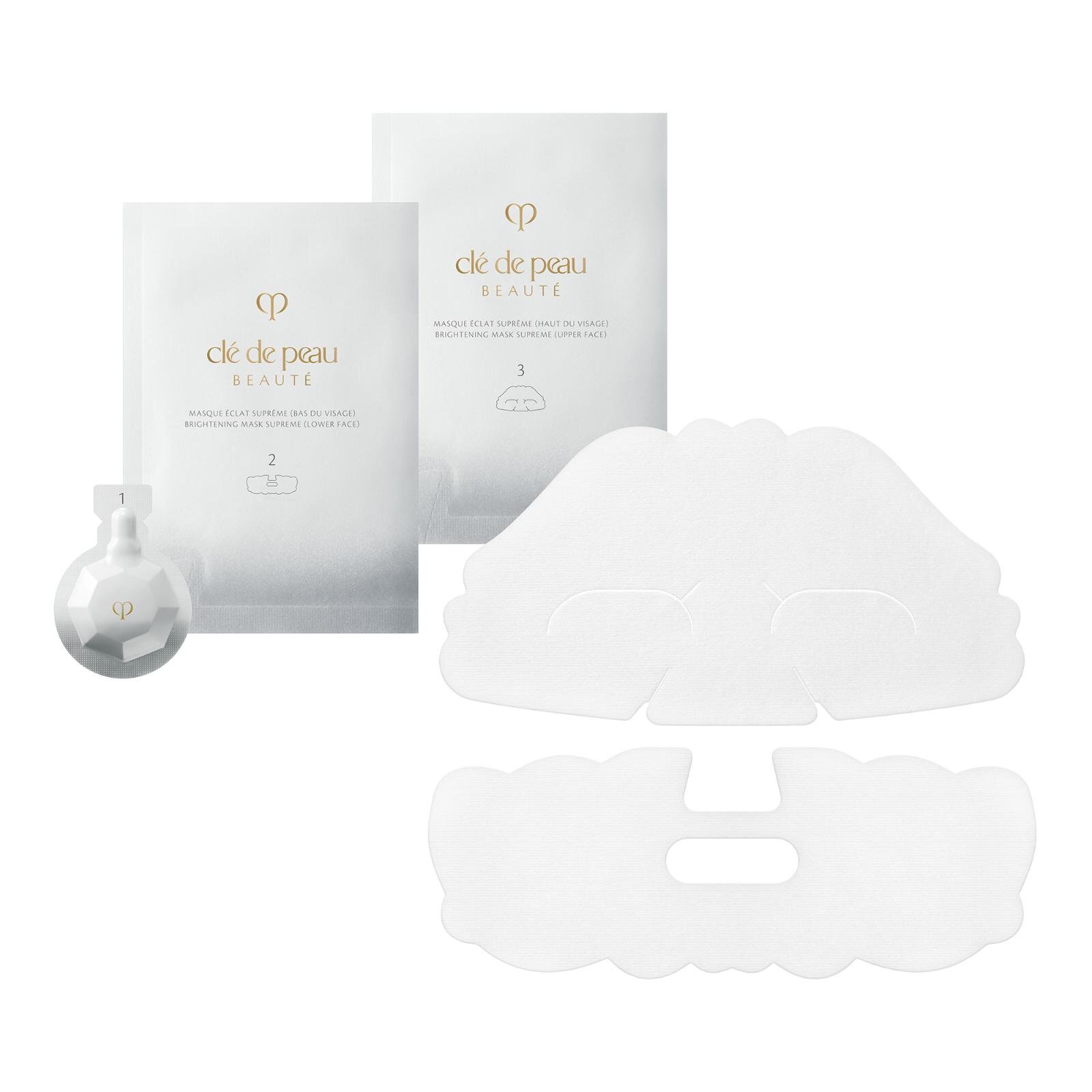 クレ・ド・ポー ボーテ ソワンマスクエクラ S Ⅱ(6セット入) 36,300円＜新製品＞ ※マスク前用ジェル洗顔料(5g×6包)・シートマスク 上用(19mL×6包)・シートマスク 下用(19g×6包)のセット