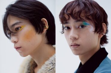 【鬼滅の刃】“呼吸”をまとう、新時代の概念メイク。竈門炭治郎、冨岡義勇…モデル6人が鬼殺隊士に昇華！