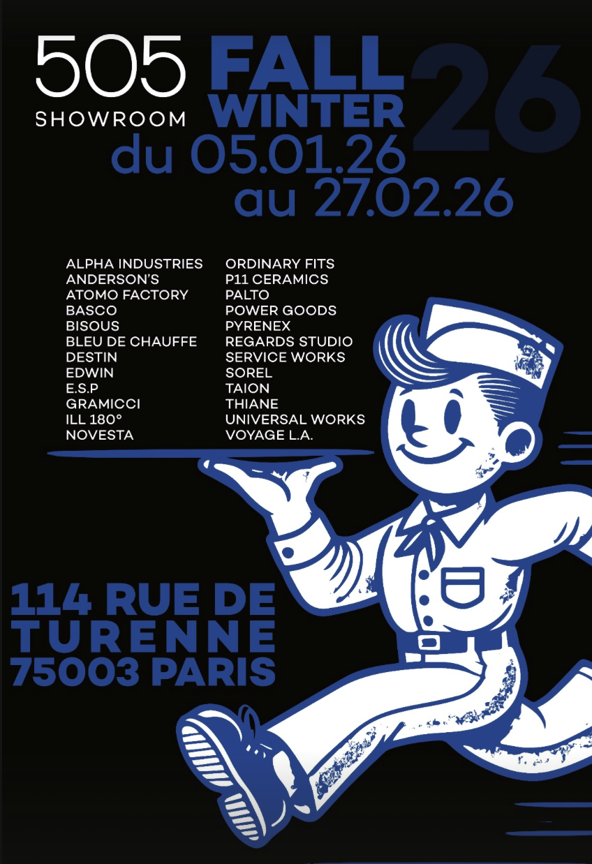 505ショールーム、パリのファッションウィークに約2カ月を捧げる
