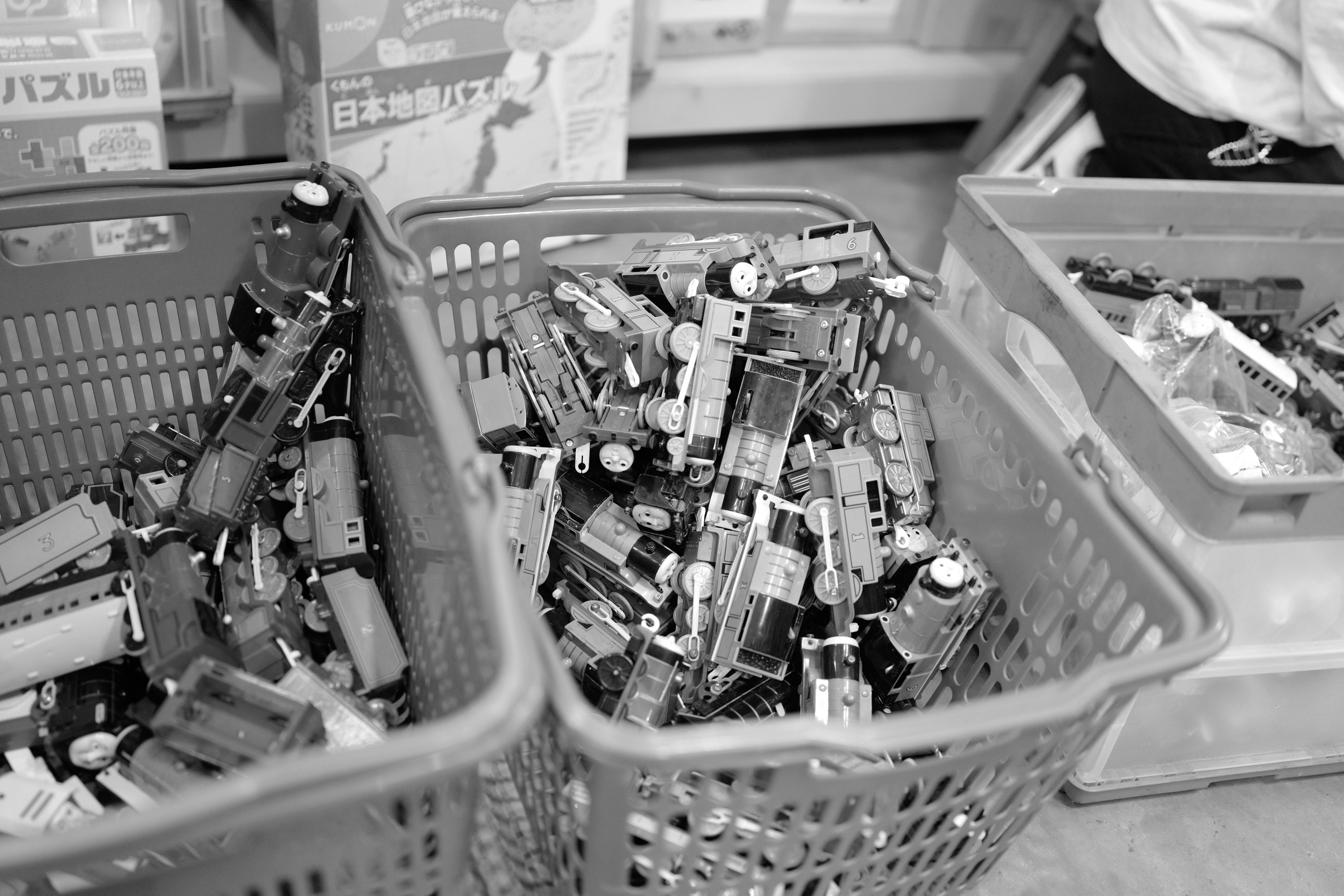 エコミットで回収されたおもちゃ