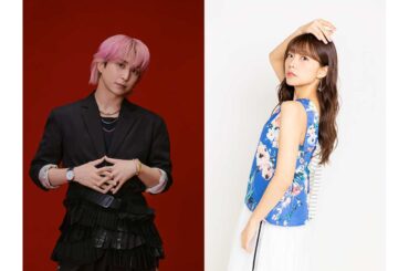 ラジオ番組で共演するSnow Man・佐久間大介（左）、三森すずこ