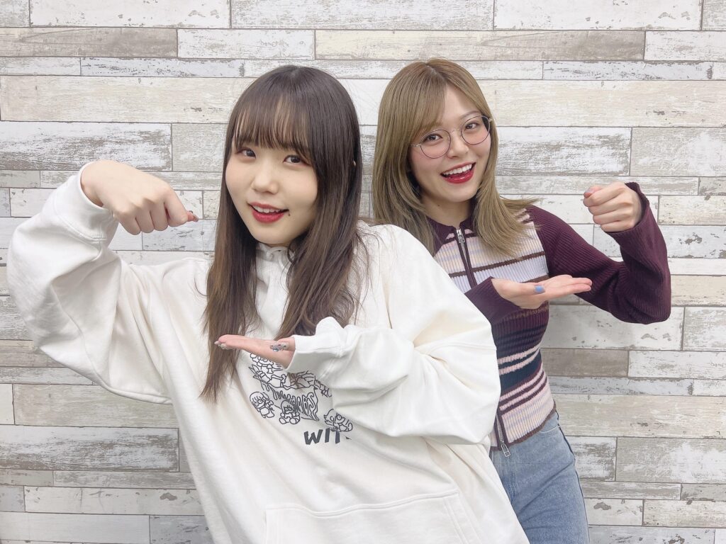 コーラルマイク#144の稗田寧々さんと鈴代紗弓さん✨