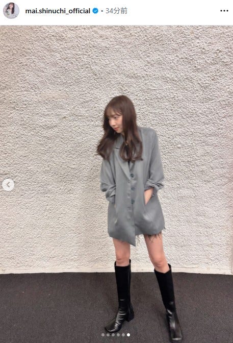 新内眞衣Instagramより