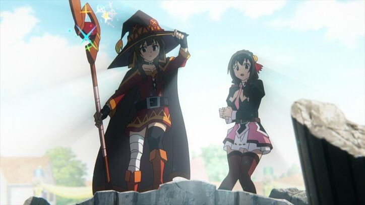 アニメ『この素晴らしい世界に祝福を！』めぐみん場面カット