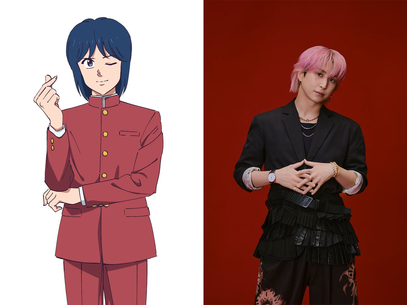 Snow Man・佐久間大介が声優としてフジアニメ初出演！イケメン集団「色男組（いろおとこぐみ）」のリーダー・切出翔（きれいで・しょう）役『ハイスクール！奇面組』