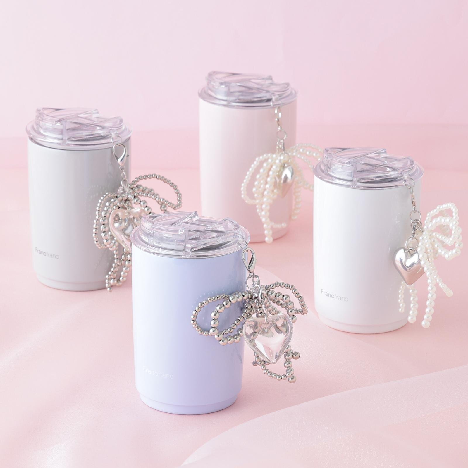 チャーム ステンレスタンブラー 各2,600円