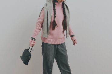 お洒落に差がつく！ ピンクを心地よく着るにはグレーを合わせるのが正解【FUDGE 2月号連動企画-2色であの子はお洒落する | DAY 6】 | FUDGE FRIEND | ファッション