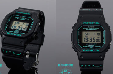 吉田カバンの「POTR」と「G-SHOCK」がコラボ　ターコイズブルーが目を引く一品 - WWDJAPAN