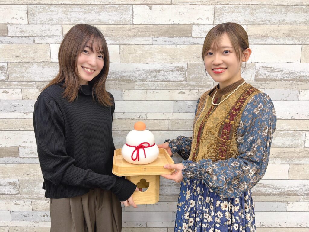 シゴハジ #220の上田麗奈さんと高橋李依さん🎍