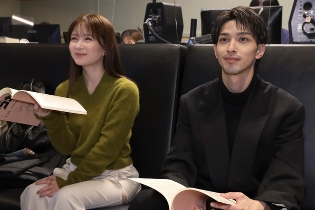 横浜流星と共にレギュラー声優陣のアフレコも見学した畑