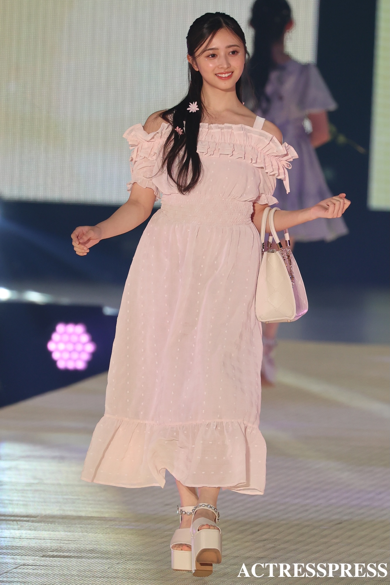 井上和(衣装：evelyn).乃木坂46.2025年5月3日、代々木第一体育館にて。GirlsAward 2025 S/S. 撮影：ACTRESS PRESS（アクトレスプレス）