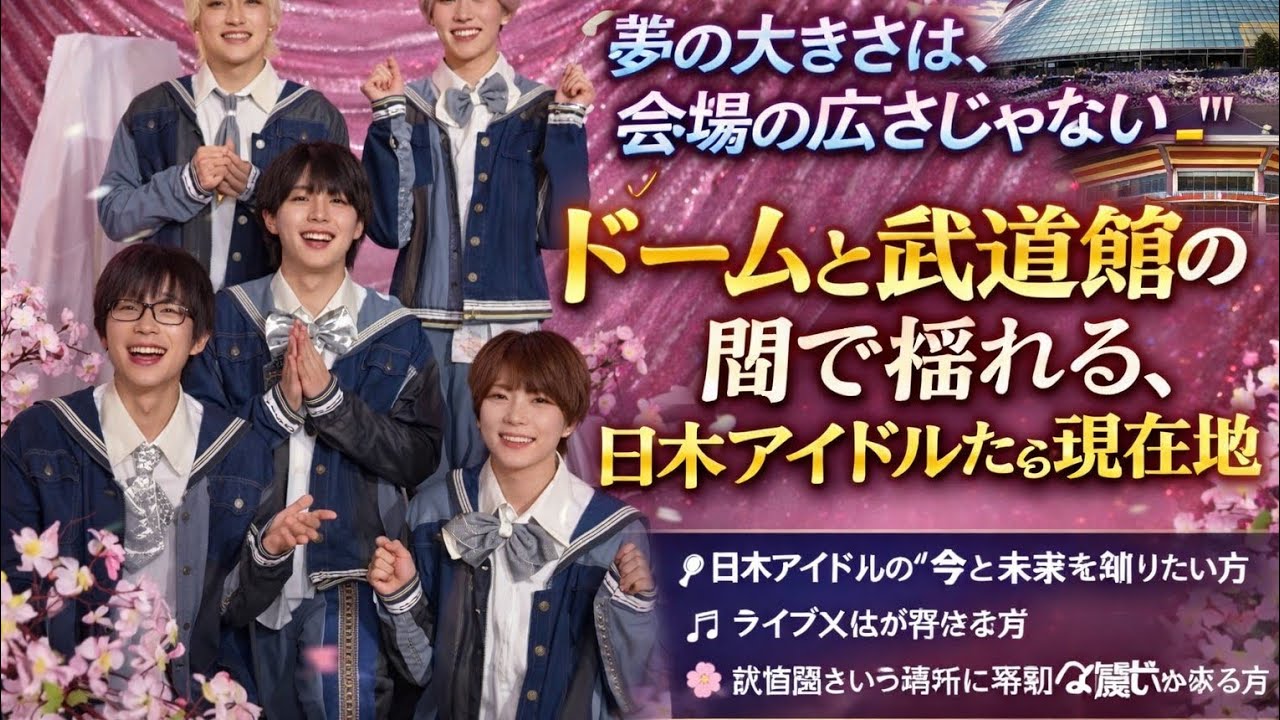 🎤 日本アイドルの“今”と“未来”を知りたい方🎶 ライブ文化が好きな方🌸 武道館という場所に特別な想いがある方