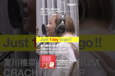 #夏川椎菜 4thアルバム「CRACK and FLAP」発売まであと1️⃣日！