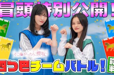 【馬跳びで #山﨑天 が大混乱】そこ曲がったら、櫻坂？ 四つ巴チームバトル！前半 冒頭特別公開