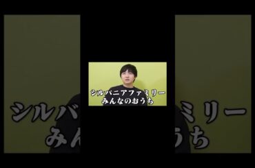 シルバニアファミリー　みんなのおうち　#shorts