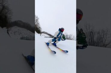 ナイスカービング！脚の動きをしっかり出そう！#shorts #carving