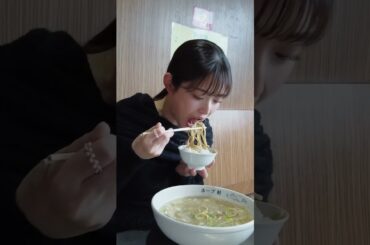 もぐもぐ🍜in#ホープ軒 #さゆりんご #松村沙友理 #ラーメン
