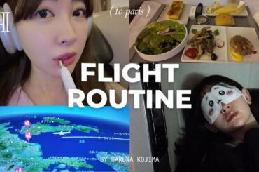 【ゆる実況】こじはる長距離フライトの過ごし方✈️🇫🇷