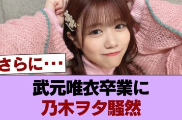 武元唯衣さん卒業に対する乃木ヲタの反応 #櫻坂46 #櫻坂46の家