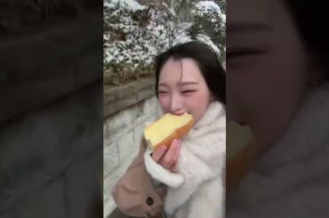 トーストかじって交差点でぶつかる🍞♩ #食パン #ラブコメ #君セン！ #太田夢莉