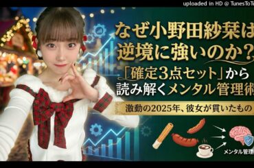 なぜ小野田紗栞は逆境に強いのか？「確定3点セット」から読み解くメンタル管理術