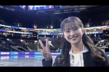 元櫻坂４６の原田葵アナ、ミラノ五輪を現地取材！会場でキュートな笑顔「これからもフジテレビを応援」