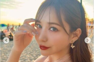 元AKB48河西智美、素肌輝くキャミ姿披露 ハワイでの写真に「透き通るような美肌」「透明感すごい」の声