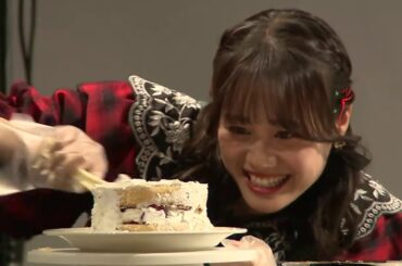 ケーキを作る前田佳織里さん・伊藤美来さん・富田美憂さん