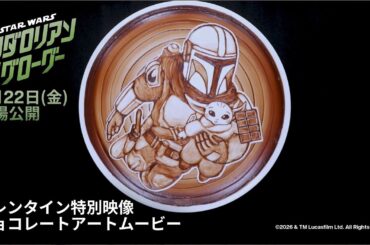 「スター・ウォーズ／マンダロリアン・アンド・グローグー」バレンタイン特別映像｜チョコレートアートムービー｜ナレーション：高城れに（ももいろクローバーZ）さん｜5月22日（金）劇場公開！