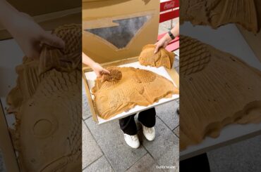 【全長60cm】世界一大きい鯛焼きの作り方🐟【静岡】 #shorts #たい焼き #鯛焼き #静岡 #静岡グルメ #静岡スイーツ #丸子峠たい焼き屋