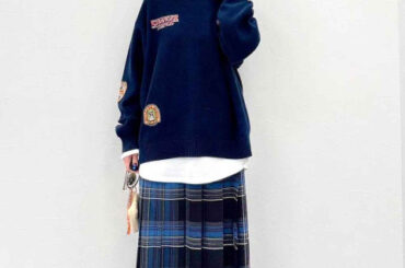 40代ママ店員さんはこう穿く！【niko and ...】大人に似合う♡「柄スカート」