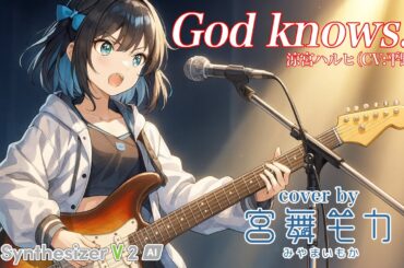 [宮舞モカ]God knows.../涼宮ハルヒ(CV:平野綾)  [synthesizerV]宮舞モカが「涼宮ハルヒの憂鬱」挿入歌『God knows...』を歌ってみた(cover)