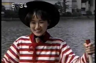 水の上を歩く豊田順子アナ