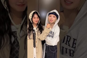 reposted from Instagram story sakurazaka46jp #藤吉夏鈴 #山﨑天 #fujiyoshikarin #yamasakiten #sakurazaka46