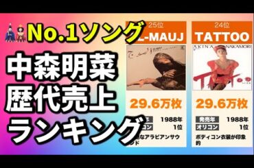 中森明菜 歴代シングル売上ランキング｜昭和を代表する歌姫