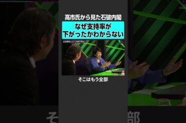 【石丸伸二vs高市早苗】石破内閣の支持率低下　#2sides #加藤浩次 #石丸伸二 #高市早苗 #石丸新党 #都知事選 #総裁選 #自民党