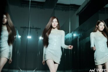 TWICEサナ、美脚&美ウエスト際立つドレスで舞う 妖艶な表情に釘付け「スウィート」新CM&メイキング映像公開