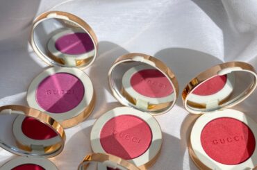 2026年春の新作「グッチ グロウ ブラッシュ」全6色レビュー。血色とツヤを両立する使い心地は？【美容ライターの速レポコスメ】 | Vogue Japan