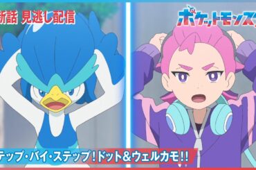 【公式】アニメ「ポケットモンスター」第128話「ステップ・バイ・ステップ！ドット＆ウェルカモ！！」（見逃し配信）