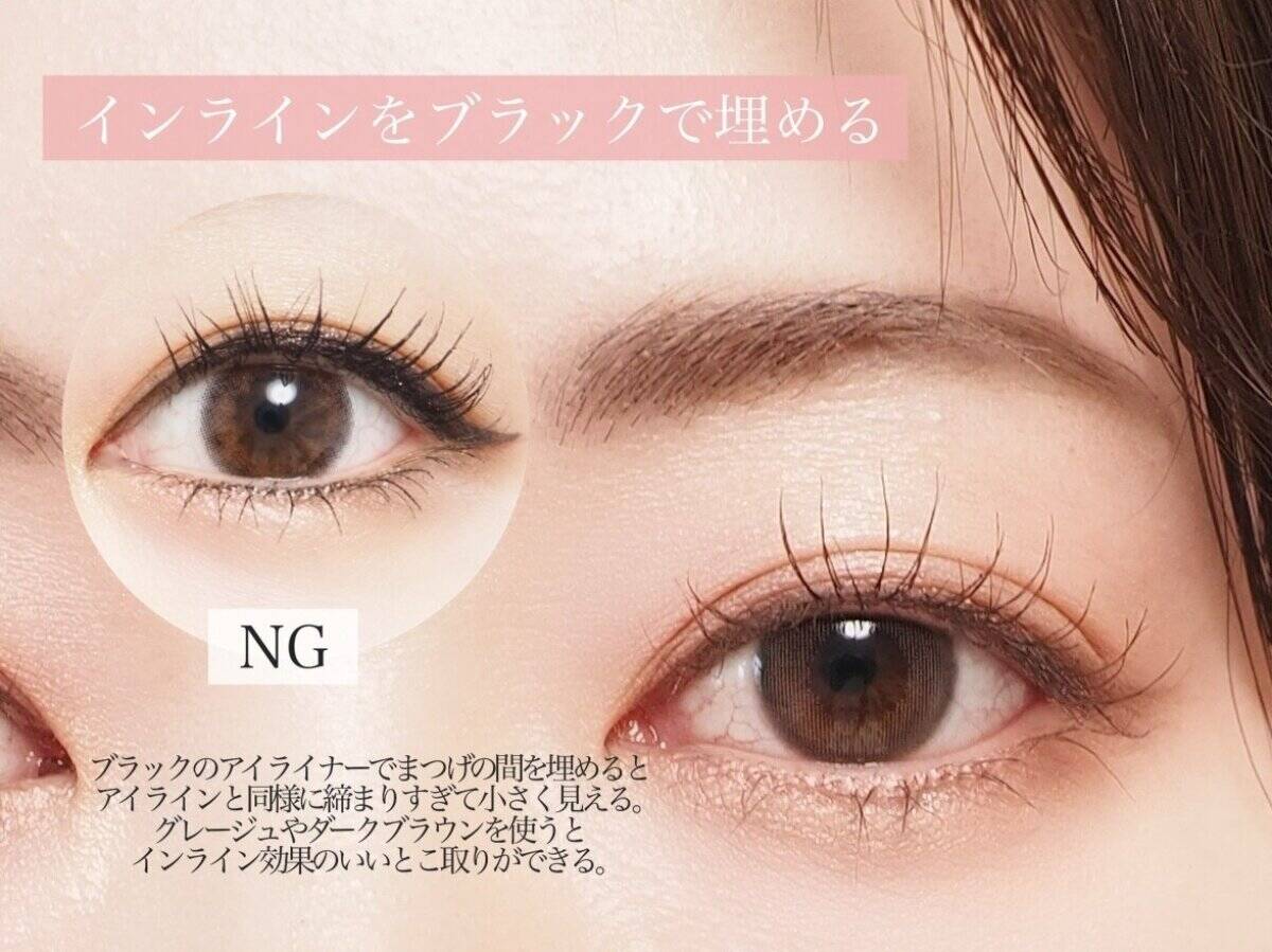 インラインをブラックで埋める