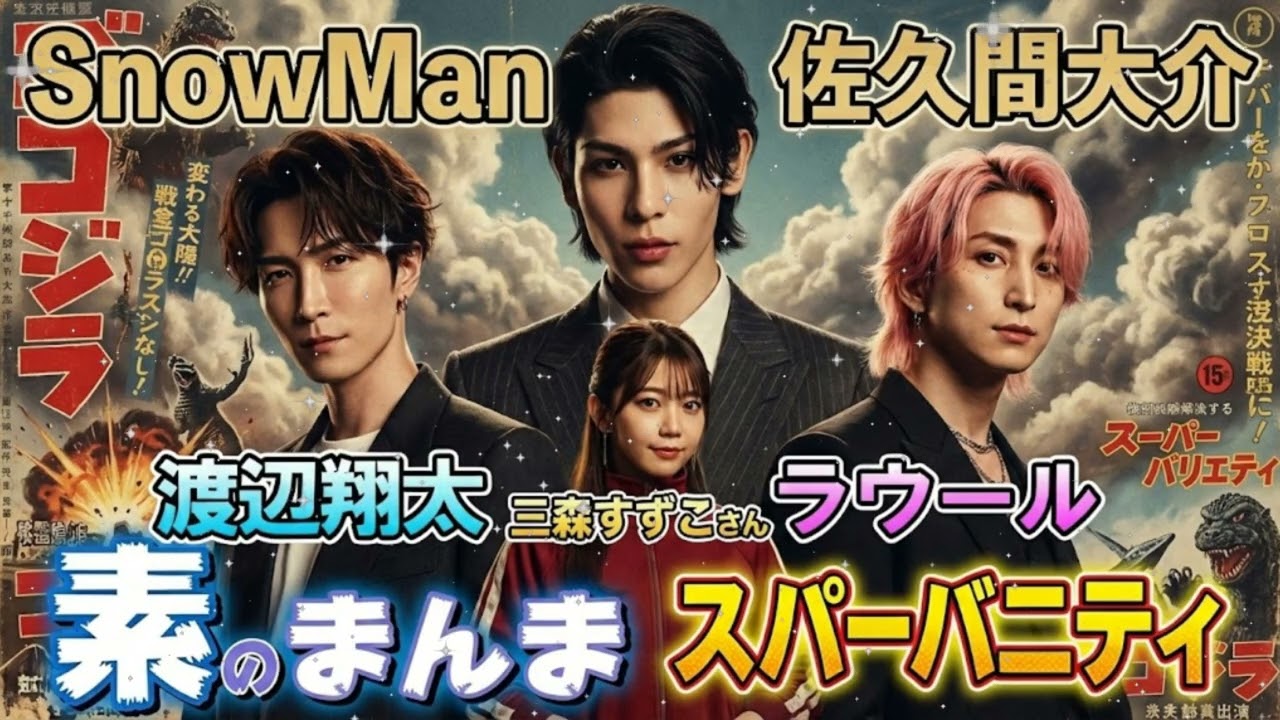 【Snow Man 佐久間大介】ゲスト:三森すずこ 🌸 『ラブライブ!』から『ミルキィホームズ』まで…レジェンドと語る尊すぎる1時間 📻 【Snow Man 佐久間大介】ゲスト:三森すずこ 🌸 『ラブライブ!』から『ミルキィホームズ』まで...レジェンドと語る尊すぎる1時間 📻