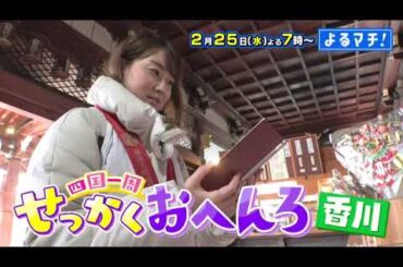 【番宣】香川・善通寺で「せっかく」探し！お遍路×絶品スイーツに感動▽[よるマチ!] 2026/02/25(水) よる7時!!