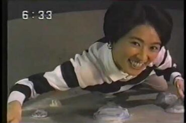 フリークライミングに挑戦する豊田順子アナ