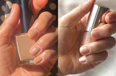 短い素爪に似合うベージュネイル。大人の手肌が美しく映えるのは「質感」にこだわってこそ！ | 〔ミモレ編集室〕コスメお試し隊！ 話題のコスメ、これ買いです | mi-mollet（ミモレ）