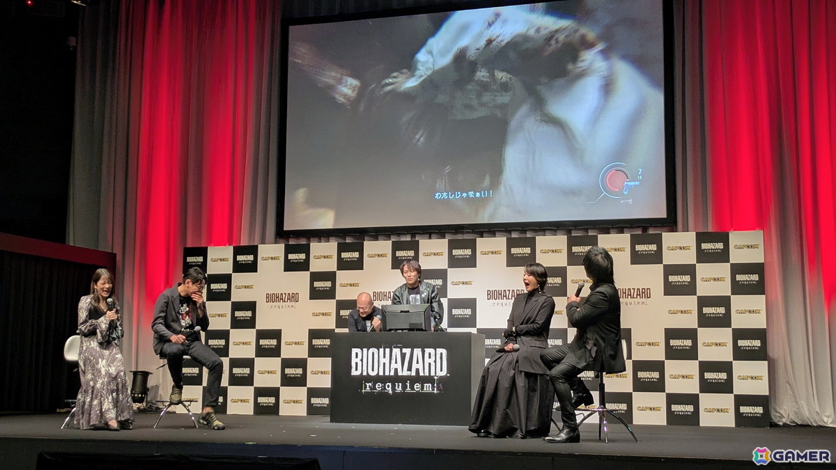 「バイオハザード レクイエム」グレースの日本語吹き替え版声優は貫地谷しほりさんが担当!レオン役・森川智之さんとともに出会いのシーンを生アフレコで披露の画像