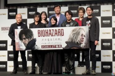 「バイオハザード レクイエム」グレースの日本語吹き替え版声優は貫地谷しほりさんが担当！レオン役・森川智之さんとともに出会いのシーンを生アフレコで披露の画像