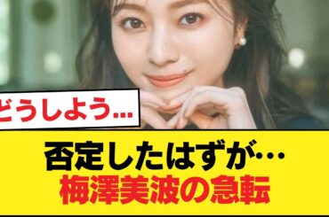 梅澤美波さん、2月3日に卒業否定→2月25日に卒業発表【乃木坂46】