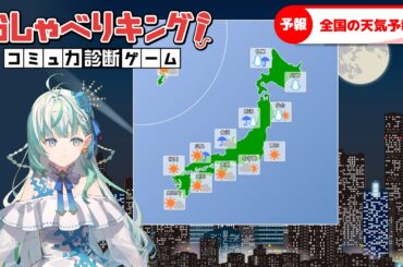 【おしゃべりキング！コミュ力診断ゲーム】滑舌とアドリブ力もいるコミュ力【りきゃこ/VTuber】