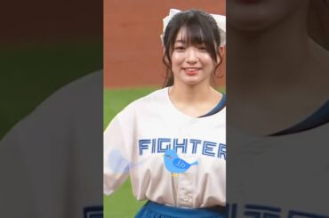 進藤あまねちゃん始球式